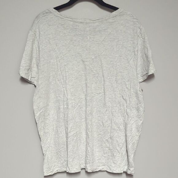 GAP Gray Short Sleeve Relaxed T-Shirt - Picture 4 of 5